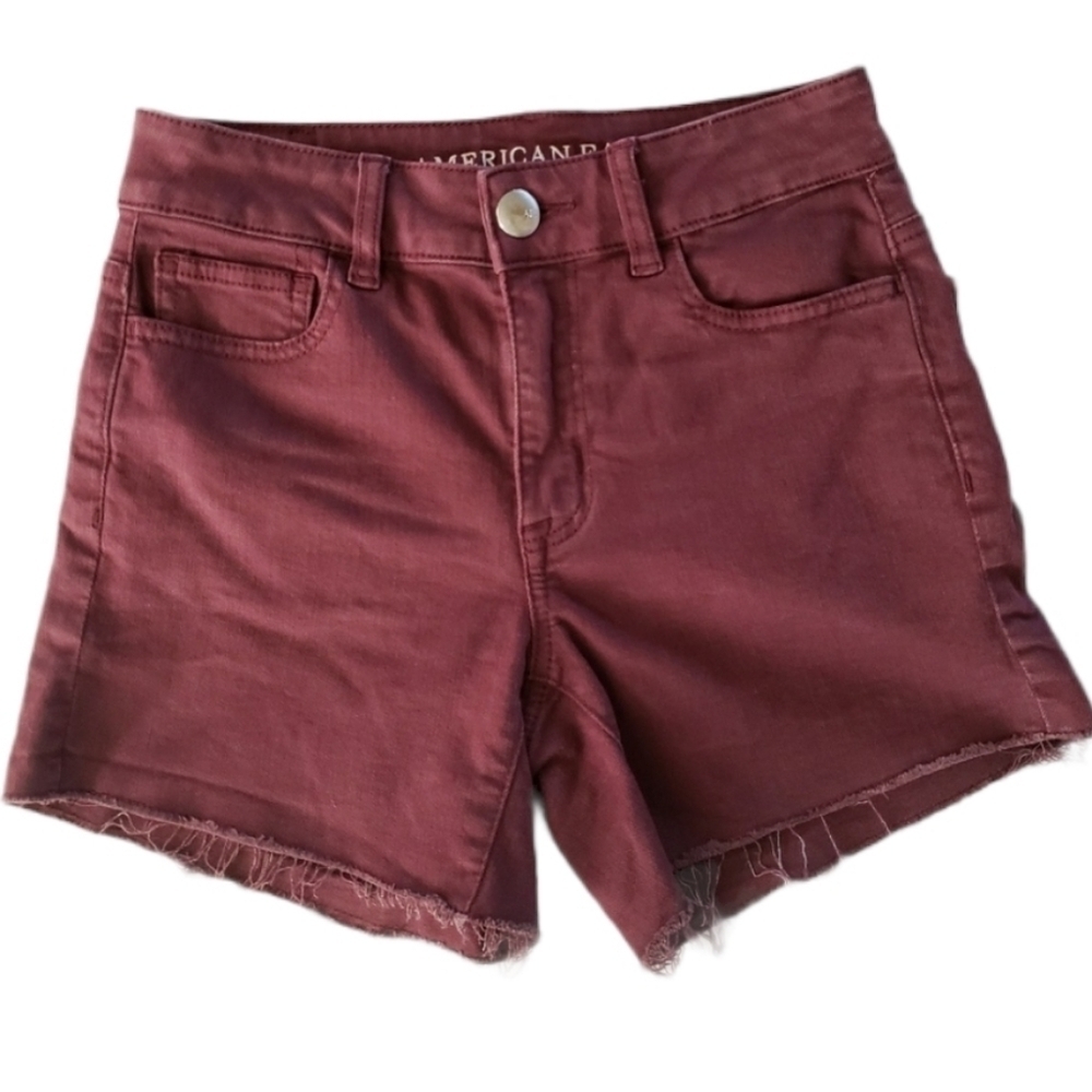 AEO High Rise Shortie Plum 0